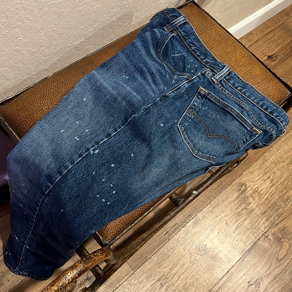 Like New Classic Men’s Vintage 511 Levi’s Spot Painted Distressed Jeans! - Picture 6 of 9